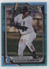 2024 Bowman Draft Chrome Sky Blue Refractor Alexander Albertus #BDC-164 s3g