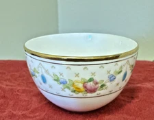 Antique Redfern & Drakeford, England, Balmoral China Floral Finger Bowl