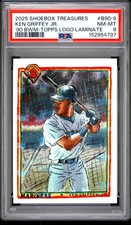 2025 TOPPS SHOEBOX TREASURES 1990 BOWMAN #B90-9 KEN GRIFFEY JR. 8/35 PSA 8