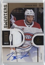 2024 SP Game Used Inked Rookie Sweaters 13/35 Joshua Roy #IRS-JR Patch Auto 0z0g