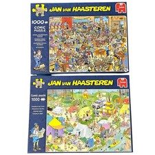 JAN VAN HAASTEREN 2 1000 Piece Comic Jigsaw Puzzle Competition Camping Forest