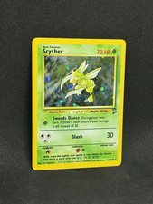 Pokémon TCG Scyther Holo Rare Base Set 2 17/130 NM on eBay
