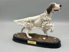 Beswick Setter Dog on Ceramic Plinth Figure
