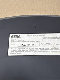Sega Genesis 3 Video Game Console Black MK-1461 - Console Only TESTED WORKING