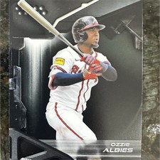 Topps 2026 Topps Chrome Black Ozzie Albies Atlanta Braves Base Set Card #142