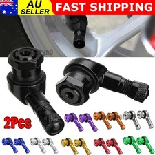 Motorcycle Valve Stem Black 90� Degree Angle Tire Valve Ste  CNC Tyre Adaptor