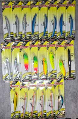 Strike Maxx Lot of 22 Assorted - New in Package - MaxxLure Hard Baits