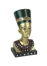 EVERSPRING Golden Finished Ancient Egyptian Queen Nefertiti Bust Statue, Mult...