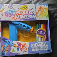 Crayola Marker Airbrush Set Sprayer Kit Trans...