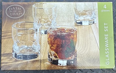 Dash Of That Glassware Set Express Double Old Fashioned 4 Glasses. Is The Glass
