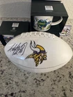 Adrian Peterson Autographed Minnesota Vikings Logo Football w/MVP-Beckett W Holo