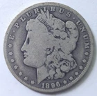 1896-O Morgan Silver Dollar-Good