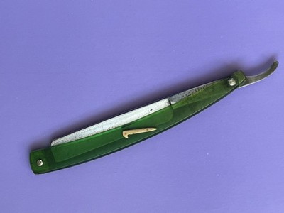 Antique Union Cutlery Co Olean NY Spike Point Straight Razor US Pat Vintage