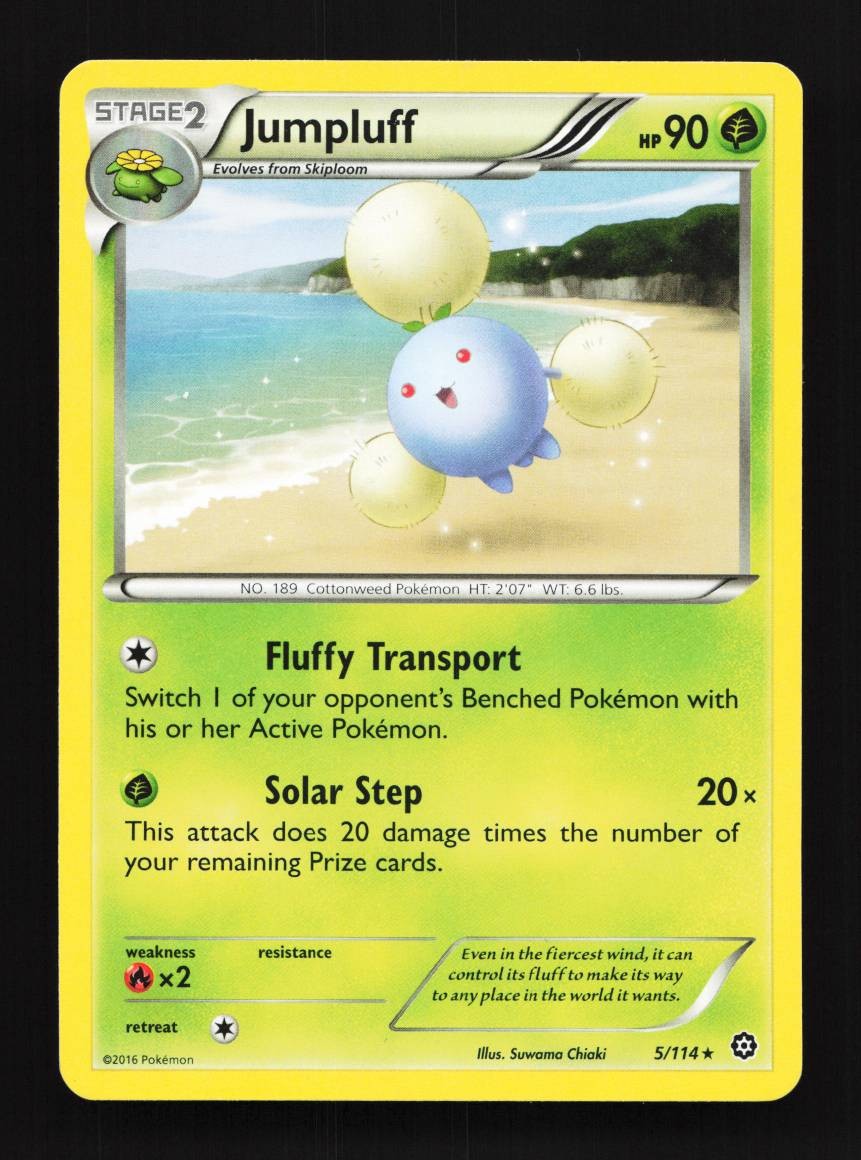 Jumpluff 5/114 LP Steam Siege English Pokemon Card TCG