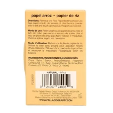 Rice Paper Facial Tissues for Oily Skin, Face Blotting Sheets Made from Natur...