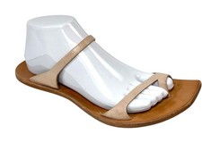 CYDWOQ BARE Nude Pink Handmade Sandals Women 39.5 9.5