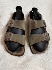 Birkenstock Arizona Soft Footbed Oiled Leather Brown Sandals US Men s 37