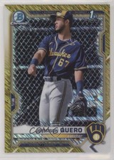 2021 Bowman Chrome Prospects Gold Shimmer Refractor 26/50 Jeferson Quero 06iy