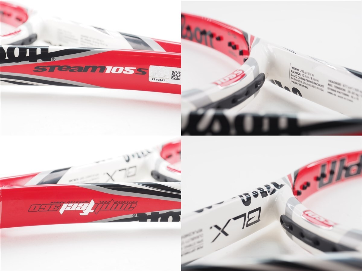 Wilson Steam Racket Wilson Steam 105S 2013 Tennis Racket G2 Used with Visible Scratches | eBay