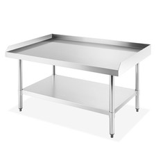 Stainless Steel 48" x 30" Restaurant Equipment Stand Grill Table w/ Undershelf