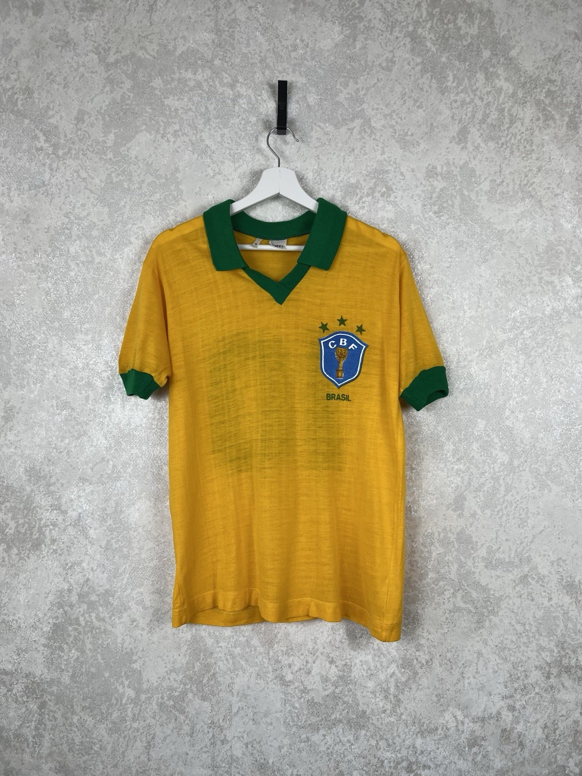 Vintage Brazil 1980s Football Jersey Shirt #10 Torneio Made in Brazil Size M