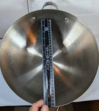 Calphalon 13" Stainless Steel Wok Fry Pan 5 Quart  #155 Induction Cookware 