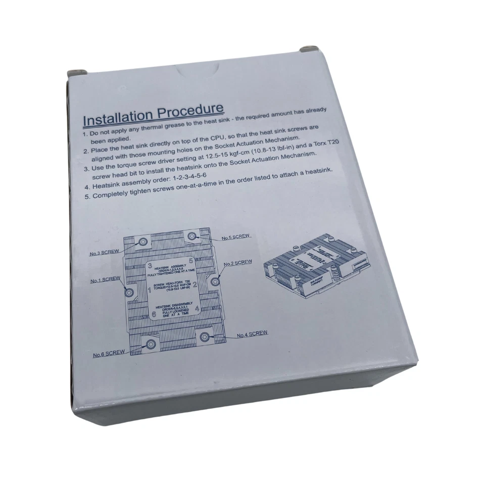 Supermicro SNK-P0082P H13 AMD EPYC Series 1U CPU Heatsink Kühlkörper SP5/LGA6096 - Bild 4 von 4