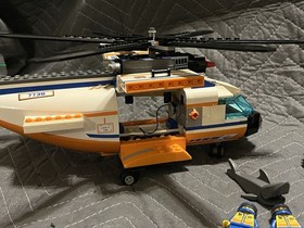 LEGO City: Coast Guard Helicopter & Life Raft (7738) READ DESCRIPTION