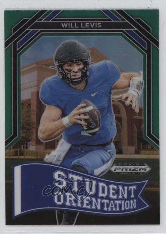 Will Levis Panini Prizm Draft Picks Student Orientation #SO3 Green