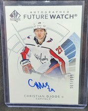 2017-18 SP Authentic #154 Christian Djoos FW AU /999 RC
