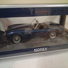 1963 AC Cobra 289 Diecast 1/18 Scale - Norev - Dark Metallic Blue 182753 Shelby 