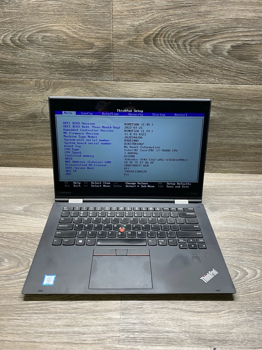 Lenovo ThinkPad X1 Yoga 2.50-2.99GHz PC Laptops & Netbooks for