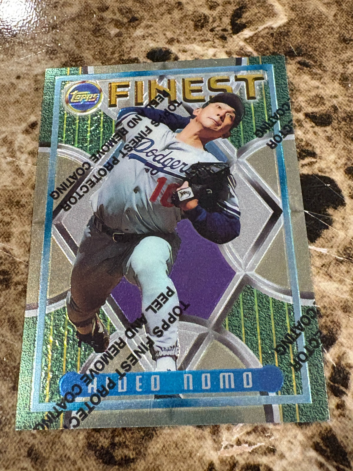 HIDEO NOMO 1995 Topps Finest #228 Dodgers