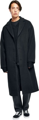 Urban Classics Mantel Herren Long Coat schwarz Basics, Streetwear