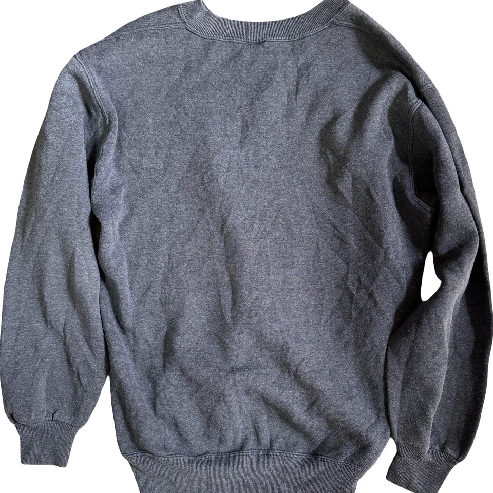 Sudadera Deportiva Esprit De Colección Russell Athletic Años 80 EE. UU. Gris Neón Rejilla Logo M Foto 4 de 4