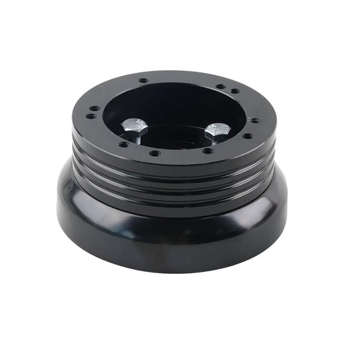 5 & 6 Hole Steering Wheel Black Hub Adapter ( Flaming River, Ididit, GM, Chevy). - Picture 2 of 10