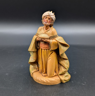 Fontanini Kneeling Three Kings Wisemen Nativity Depose Italy 1990 Replacement
