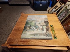 Belle Peinture Champêtre  - Objet D’occasion