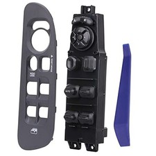 Master Window Switch Control Button  Grey Bezel - Compatible with 2002-2009