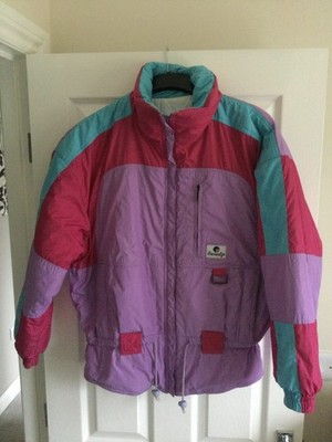 VINTAGE FUSALP SKI WINTER JACKE DAMEN GRÖSSE 40 (FRANZÖSISCHE GRÖSSE) UK 12