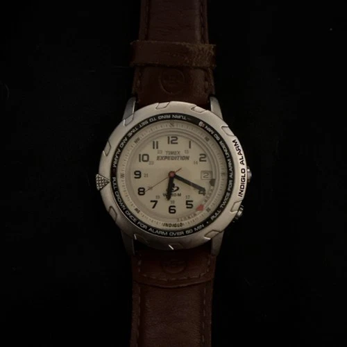 VTG Timex Shenmue Expedition Ryo Watch All Original T43391  Indiglo