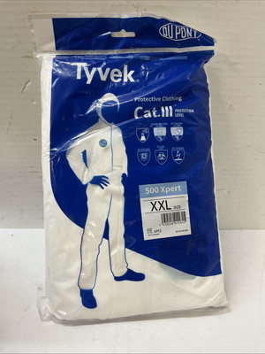 Dupont  Disposable Work Overall TYVEK 500 XPERT III Cat. White Qty 1