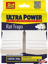 Image of The Big Cheese Ultra Power Ready-Baited Rat Trap – Twinpack, Kills Rats, Read