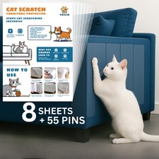 Anti Cat Scratch Furniture Protector 8-Pack Durable Couch Protector from Cat ...