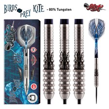 Shot Birds of Prey Kite Steel Tip Dart Set-80 Tungsten Barrels-23gm