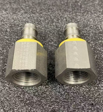 2 Pcs. 1/2" Barbed 13mm 1/2" NPT Female 304 Stainless Steel Barb Hose Fitting