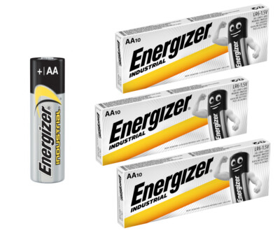 3x10er Pack-Energizer Industrial AA Mignon Batterien LR6 L91 MN1500 1,5V