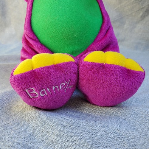 Fisher Price 2001 Magical Friends Barney 14in Stuffed Plush Lights Sings Works - Picture 10 of 12