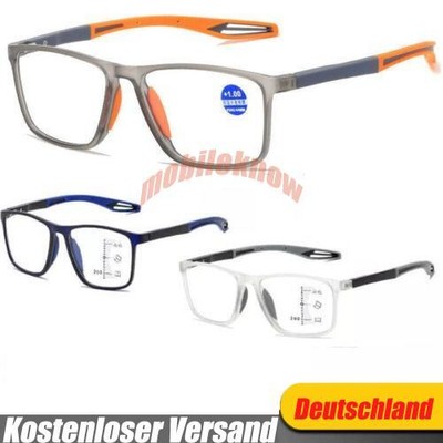 DE Gleitsicht TR90 Lesebrille Sport Herren +1,0 1,5 2,0 2,5 3,0 3,5 +4,0