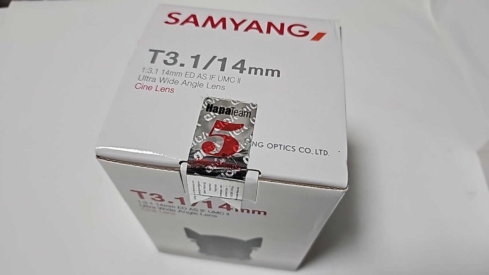 SAMYANG Cine 14mm T3.1 VDSLR ED AS IF UMC II für Canon M F1312602101 -